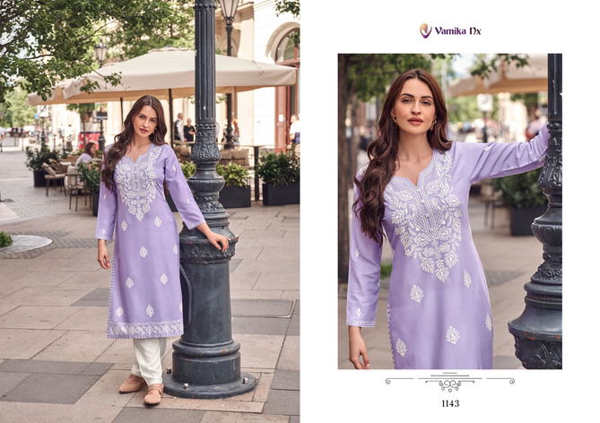 Rooh Vol 8 By Vamika Nx Rayon Viscose Lakhnawi Kurti With Bottom Wholesale Price In Surat
